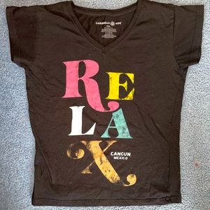Cancun, Mexico “Relax” Short Sleeve Shirt - **NEVER WORN**